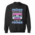 Retro Cassette 70S 80S Fancy Dress 80S 90S Festival Sweatshirt