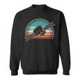 Retro Drumsticks Drummer Sweatshirt