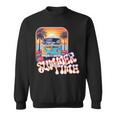 Retroan Camper Summer Time Summer Sun Camping Sweatshirt