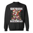 Rizz Christmas Santa Xmas Gen Alpha Skibidi Rizzmas Sweatshirt