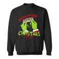 Rolling Up Some Christmas Spirit Xmas Santa Pajamas Holiday Sweatshirt
