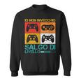Salgo Di Livello Giocoideo Controller Giocatore Gaming Felpa