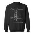 San Francisco Golden Gate Bridge California Usa Souvenir Sweatshirt