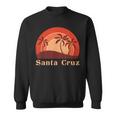 Santa Cruz Ca California 70S 80S Retrointage Sweatshirt