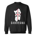 Sardegna Sardinien Karte Flagge Urlaub Italien Sweatshirt