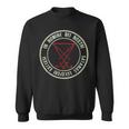 Satanic Lucifer Sigil Devil Nomine Dei Nostri Satanas Sweatshirt