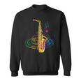 Sax Note Musicali Strumento Musicale Regalo Sassofono Felpa