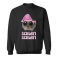 Schlafi Schlafi Sad Hamster Hamstie Meme Sleep Sweatshirt