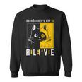 Schrödingers Cat Condition Quantum Mechanics Physicist Sweatshirt