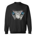 Serpiente Animal Motivo Ojos Azules Arte Serpiente Camisa de entrenamiento