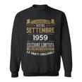 Settembre 1959Intage Maglia 65 Compleanno Anni Uomo Felpa