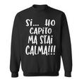 Si Ho Capito Ma Stai Calma Frase Ironica Divertente Felpa