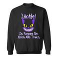 Smile Du Kannst Sie Nicht Alle Töten Grin Cat Fan Sweatshirt