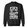 So Sieht Der Beste Freund Der Welt Aus Lustig Freundschaft Sweatshirt