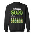 Soju Corea Bevitore Di Alcool Regalo Soju Coreano Felpa