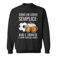 Sono Un Uomo Semplice Amo L'udinese Regalo Tifoso Udine Felpa