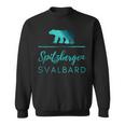 Spitzbergen Svalbard Polar Bear Polar Lights Sweatshirt