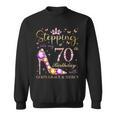 Stepping Into My 70Th Birthday With God's Grace & Mercy Sweatshirt