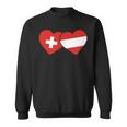 Swiss Flag Austria Flag Switzerland Austria Sweatshirt