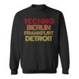 Synthesizer Techno Berlin Frankfurt Detroit Analog Sweatshirt