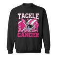 Tackle Breast Cancer Football Pink Breast Cancer Awareness Sweatshirt