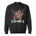 Traditional Deer Oktoberfest Lederhosen Lausbua Sweatshirt