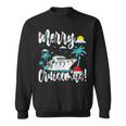 Tropical Heartbeat Christmas Cruise Merry Cruisemas Sweatshirt