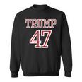 Trump 47 President Team Football Jersey Style 2024 Front Sweatshirt