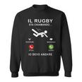 Un Regalo Divertente Per Gli Appassionati Di Rugby Felpa