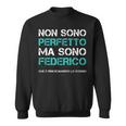 Uomo Federico Regalo Divertente Compleanno Nome Felpa