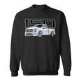 V8 Motor Racing Pickup Camion Usa Bianco Felpa