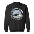 Vancouver Island Bc Canadá Orca Ballenas Aventura Recuerdo Camisa de entrenamiento