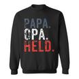 Vater Und Sohn Papa Opa Held Familie Grosseltern S Sweatshirt