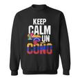 Venezuela Freedom Keep Calm Un Cono Banderaenezuela Sweatshirt