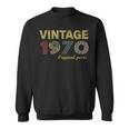 Vintage 1970 54 Compleanno Regalo 54 Anni Donna Uomo Felpa