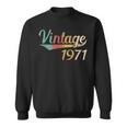 Vintage 1971 Compleanno Uomo Donna Regalo Annata 1971 Felpa