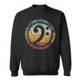 Vintage Bass Clef Bass Guitar For Bassist Sweatshirt