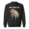 Vintage Ok I Pull Up Capybara Sweatshirt