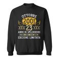 Vintage Ottobre 2001 Ragazzo Uomo Regalo 23 Anni Compleanno Felpa