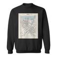 Vintage Pescara Italia Mappa 1943 Felpa