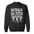 Vintage Skull Old Man Bad Old Man Sweatshirt