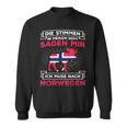 Voices Sagen Ich Muss Nach Norway Elk Flag Norway Sweatshirt