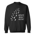 Never Walk Alone Per I Proprietari Di Cani Che Amano Camminare Felpa
