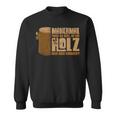 Wooden With Slogan For Holzverversteher Sweatshirt