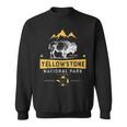 YellowstoneNational Park Us Bison Buffalointage Felpa