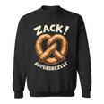 Zack Aufprezelt Humour Oktoberfest Sweatshirt