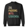 Zio Padrino Mito Leggenda Zio Padrino Di Battesimo O Cresima Felpa