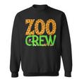 Zoo Safari Crew Gita Allo Zoo Squadra Selvaggia Che Abbina Animali Felpa