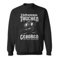 Zum Dive Geboren Zur Arbeit Gezwungen Scuba Diver S Sweatshirt