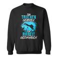 Zum Diving Geboren Slogan Sea Diver Sweatshirt